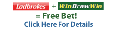 Get A Free Bet With WinDrawWin.com At Ladbrokes